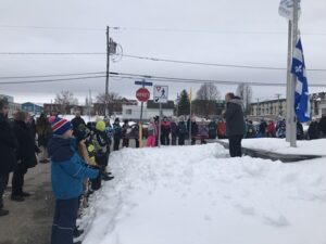 Jour du drapeau à Nicolet.